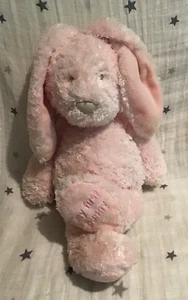 Mothercare My First Bunny Rabbit Pink Soft Toy Plush Comforter 36cm - Picture 1 of 9