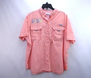 Columbia PFG Deluxe Bahama II Fishing Shirt Mens Size 2X Vented UPF 50+ - Picture 1 of 10