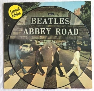 THE BEATLES -Abbey Road- Rare Original Picture Disc (Dutch) Vinyl Record - Picture 1 of 5