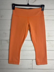 Lulululemon Wunder Under Hi-Rise 1/2 Tight Luxtreme 17"" Lebendig Bernstein Größe 6 - Bild 1 von 4