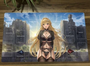 WVICM Duel Playmat Exosister Elis TCG CCG Table Pad Trading Card Game Mat Bag - Picture 1 of 4