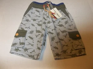 Matilda Jane Boy's Size 4 Dyno Mite Moments With You Dinosaur Cargo Shorts - Picture 1 of 3