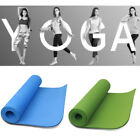 Exercise Yoga Mat Non Slip at 72" x 24" x 6mm thickness with Carrying Strap