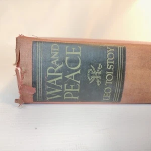 Vintage War and Peace Inner Sanctum 1942 Tolstoy's Classic Book - Picture 1 of 7