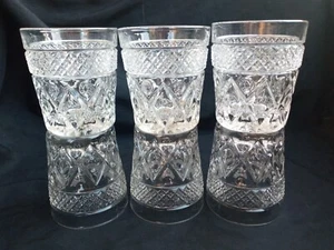 Set of Six (6) Imperial Glass Low Ball Glasses Cape Cod Pattern - Picture 1 of 5