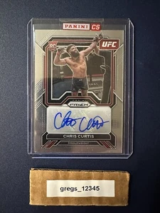 2023 Panini Prizm UFC Chris Curtis (auto) Rookie Card - Picture 1 of 2