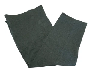 Gloria Vanderbilt Jolie Stretch Ponte Pant 12Short Gray Front Seam Straight Leg - Picture 1 of 6