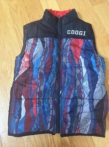 COOGI Puffer Vest Youth Kids Boy Girl Size 6 Full Zip Sweater Style Retro - Picture 1 of 4