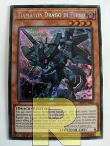 Tiamaton Drago Di Ferro ® Rara Secret Prismatica ® MP19-IT016 ® Italiano  - Picture 1 of 1