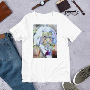 Camiseta UNISEX - FREDERICK DOUGLASS Retrato Acuarela - Camisa Camisetas Vestido - Imagen 1 de 6