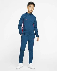 Nike Academy Dri Fit Football Tracksuit Sz XL 13 - 15 yrs Blue Orange AO0794 432 - Picture 1 of 6