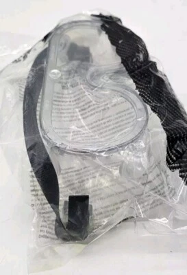 MCR Safety Chemical Splash Resistant 2235R Safety Clear Glasses New - Image 1 of 4