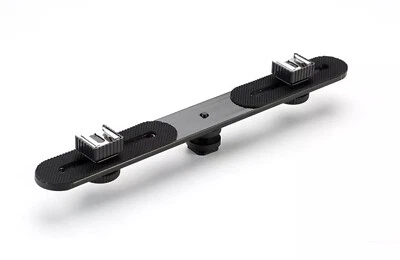 Nuevo Hot Shoe Barra de Extensión Soporte de Montaje Doble para Cámara DV LED Luz Micrófono SLR Foto 1 de 4