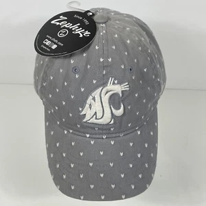 Washington State Cougars Gray Zephyr Adjustable WSU Campus Women's Hat Cap - Picture 1 of 9