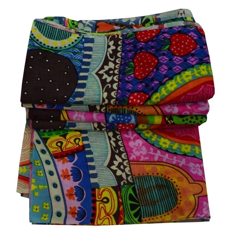 Indian Fabric Cotton Fabric By Yard Hand Block Print fabric Dressmaking Mulit - Image 1 of 4