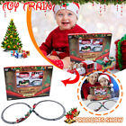 Christmas Realistic Electric Train Set,Easy To Ass-emble & Safe For Kids Gift BR