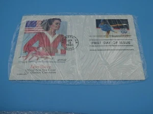 Scott's No UX82 "Figure Skating" mint postal card (Fleetwood cachet) Atlanta, GA - Picture 1 of 2