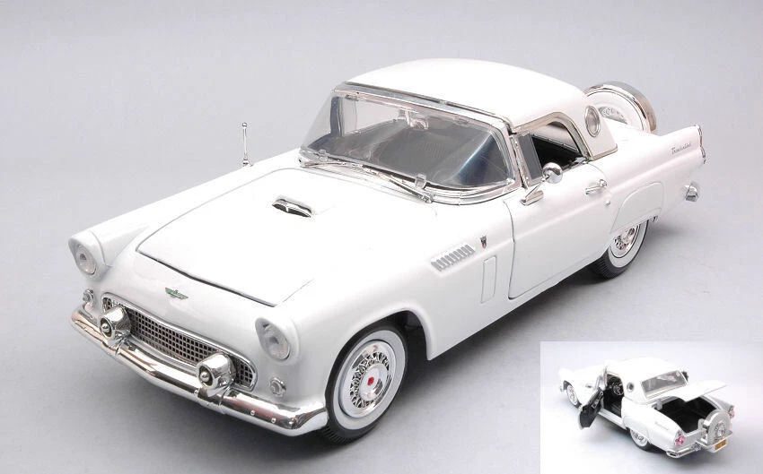 MotorMax FORD THUNDERBIRD 1956 HARDTOP WHITE 1:18 - Immagine 1 di 1