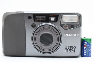 [Tested,Near Mint] Pentax ESPIO 115M Silver Point & Shoot 35mm Film Camera - Picture 1 of 13