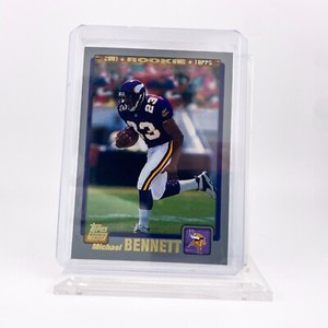 Michael Bennett Rookie - 2001 Topps - Minnesota Vikings & Wisconsin Badgers