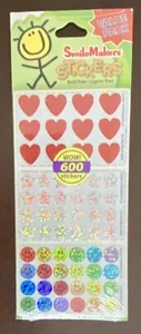 NIP Sealed 600 PRISMATIC Smilemakers Stickers, “HUGE VARIETY OF ADORABLE DESIGNS - Picture 1 of 6