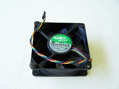 Computer Cooling Fan 90mm 12 VDC 0.55A Nidec BETA V TA350DC model M35172-35 used - Image 1 of 2
