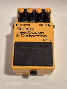 Vintage Boss DF-2 Super Distortion / Feedbacker Guitar Effect Pedal Japan Works! - Picture 1 of 6