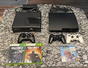 Microsoft Xbox 360 S & Sony PS3 Console Bundle - GREAT CONDITION