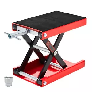 Motorcycle Lift Scissor Jack, 1200 LB Capacity Wide Deck Hoist Stand Maintenance - Picture 1 of 8