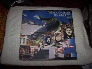 THE MOODY BLUES--CAUGHT LIVE +5 no splits *JACKET ONLY* #38 - Foto 1 di 4