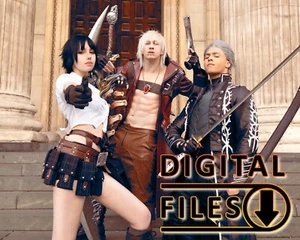 Devil May Cry Cosplay Cathedral DIGITAL PHOTOSET - Picture 1 of 10