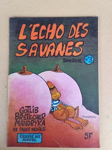 REVUE L'ECHO DES SAVANES Nr. 3 - 1973 Zeitschrift Comic GOTLIB - Bild 1 von 6