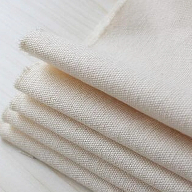 Tecido de lona 100% algodão natural grosso pesado 12 oz costurar artesanato estofado acabamento faça você mesmo - Imagem 1 de 3