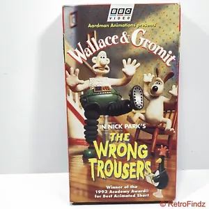 Wallace and Gromit - The Wrong Trousers (VHS, 1995) Aardman Animation BBC Video - Picture 1 of 4