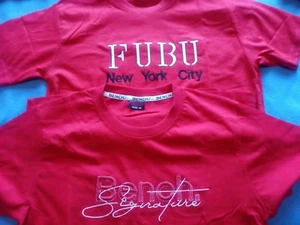 BENCH & FUBU embroidered logo Cotton T-shirt Sizes 15-16(PLS READ DESCRIPTIONS) - Picture 1 of 7