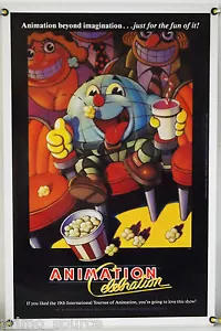 ANIMATIONSFEIER GEROLLT ORIGINAL EINBLATT FILMPOSTER RAPHAEL LOPEZ 1987 - Bild 1 von 1