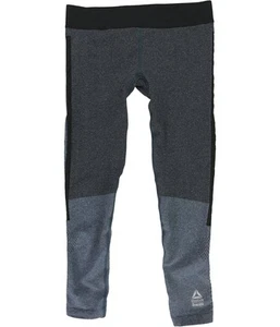 Reebok Womens MYO Knit CrossFit Leggings Base Layer Athletic Pants, Blue, Small - Picture 1 of 2