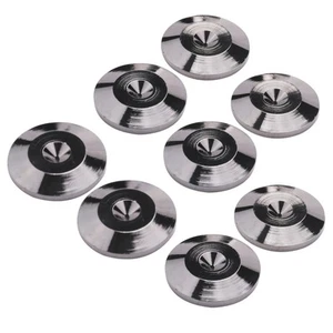 8PCS Metal Shockproof Foot Spikes Pads Stands Mats for Speakers CD Players8924 - Picture 1 of 8