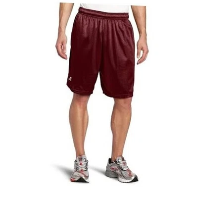  Pantalón corto de bolsillo de malla para hombre 3X-grande granate Foto 1 de 4