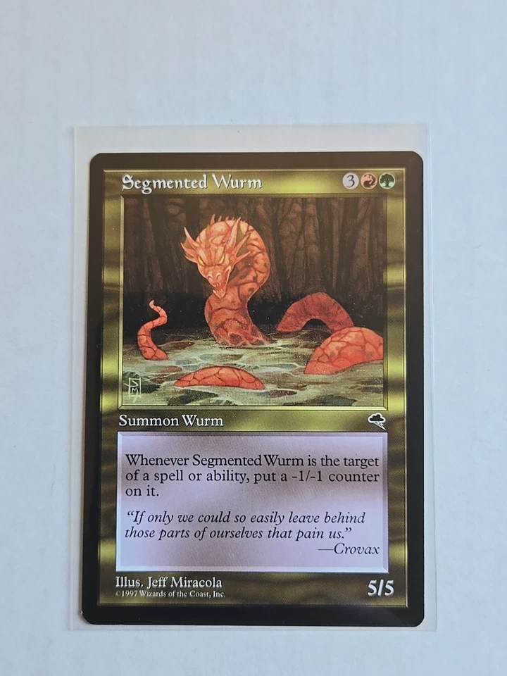 Segmented Wurm - Tempest - LP - MTG Magic - Uncommon - Creature - Image 1 of 1