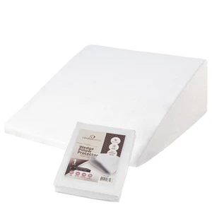 Wedge Pillow Cover 100% Cotton, Zippered Wedge Pillow Case Protector, Soft, H... - Picture 1 of 7