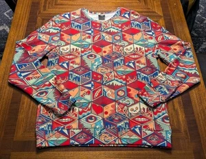 Aloha From Deer Herren Sweatshirt mit Rundhalsausschnitt Pandora's Box Muster Psyche Große L - Bild 1 von 4