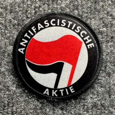 ACORN TACTICAL Anti-Fascist Morale Patch Hook & Loop Euro Dutch Antifa Logo