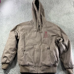 Dri Duck Hooded Canvas Jacket Shaw Nature Reserve Mens Medium Blanket Lined Zip - Picture 1 of 13