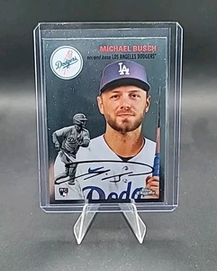 2023 Topps Chrome Platinum Anniversary Michael Busch Rookie #113 Dodgers - Picture 1 of 2