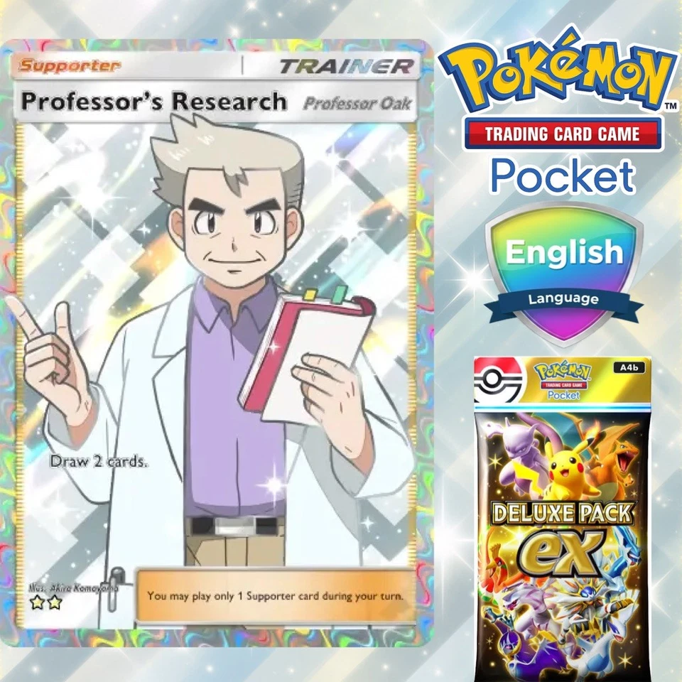 Professor Research (Oak) PTCGP – Pokémon TCG Pocket  - Image 1 of 2