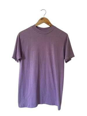 Vintage Lexington Blank Violet T Shirt Men’s Medium USA Single Stitch - Image 1 of 4