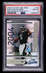 2004 Playoff Absolute Donovan McNabb Spectrum Platinum 1/1 PSA 8 - Bild 1 von 2