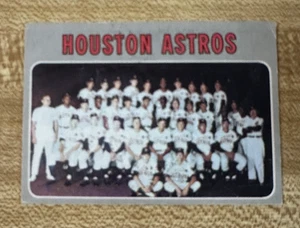 1970 Topps Baseball Astros Team Card 448 Crease Houston Astros - Picture 1 of 6