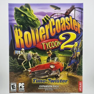 RollerCoaster Tycoon 2: Time Twister, 2003, Big Box, Neu & Versiegelt - Bild 1 von 8